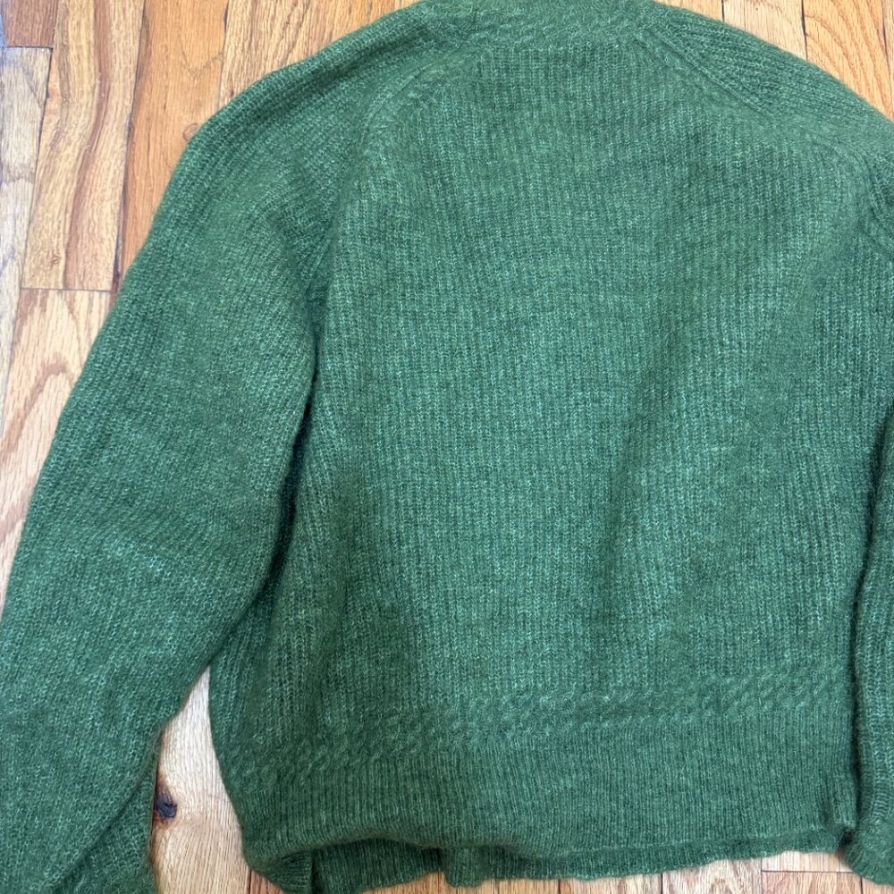 Sezane Otis Jumper Autumn Green - Size M - Picture 6 of 11